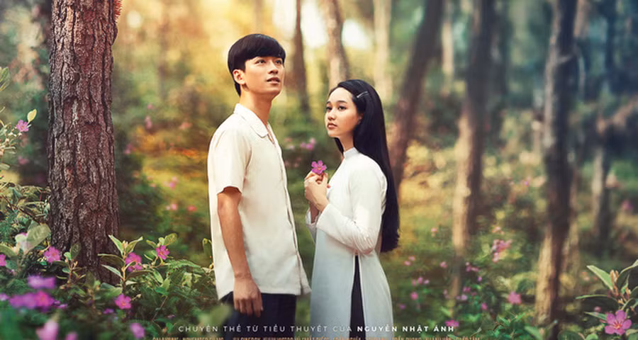 Bộ phim "Mắt biếc" với bối cảnh quay lãng mạn chủ yếu ở Huế, Quảng Nam. (Ảnh: Đoàn làm phim)