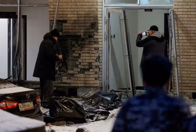 Hiện trường vụ nổ tại Moscow khiến tướng Nga thiệt mạng ngày 17.12