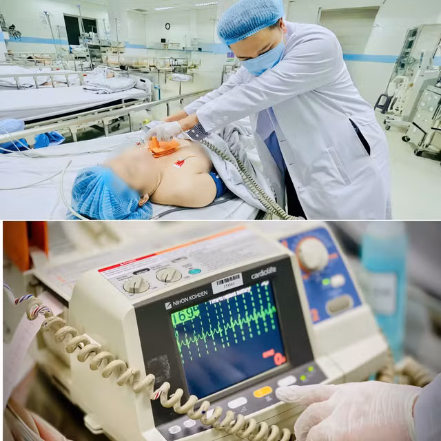 Các bác sĩ đã phải sốc điện 7 lần để cứu thai phụ