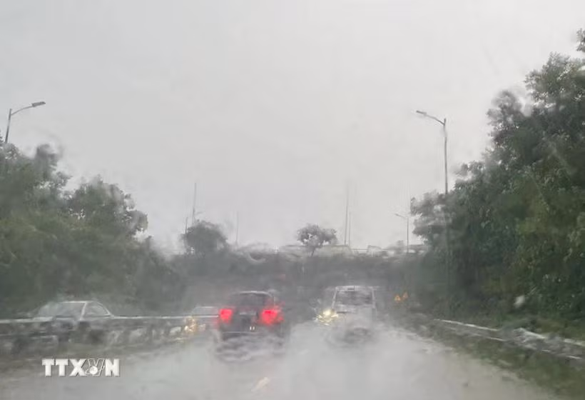 Nhiều khu vực ở Bắc Bộ có mưa to trong những ngày tới. (Nguồn: TTXVN)