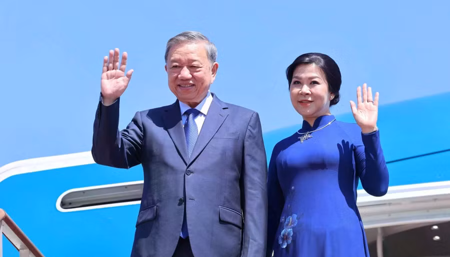 Tổng Bí thư, Chủ tịch nước Tô Lâm và phu nhân