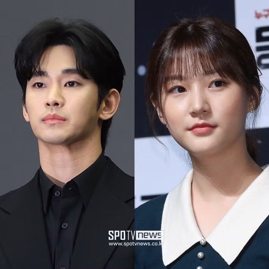 Kim Soo Hyun (trái) và Kim Sae Ron từng có thời gian hẹn hò. Kim Sae Ron đột ngột qua đời tại nhà riêng hồi tháng 2/2025, hưởng dương 25 tuổi.