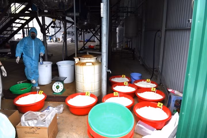 Tang vật bị thu giữ.
