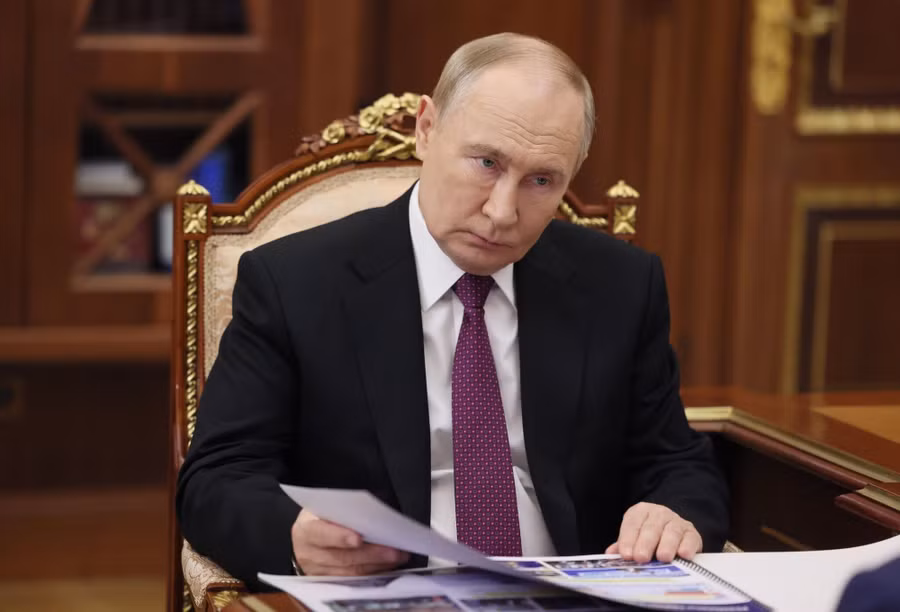 Tổng thống Nga Vladimir Putin tại Điện Kremlin trong tháng này. Ảnh: Sputnik