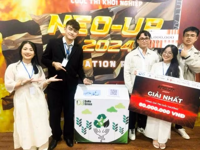 Dự án DaNa Green đạt giải nhất cuộc thi khởi nghiệp “NEO-UP 2024: FOUNDATION RACING”