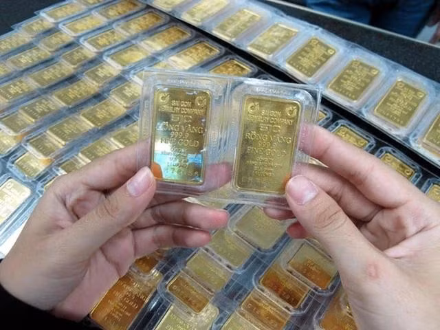 Giá vàng miếng SJC tăng thêm 1,3 triệu đồng trong tuần