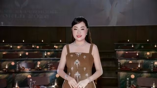 Hình ảnh doanh nhân Hoàng Thanh Nga khi xuất hiện tại một sự kiện giải trí