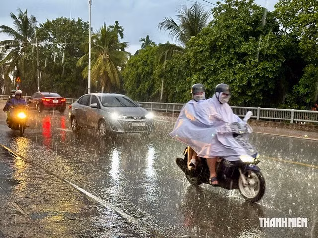 Trung và Nam bộ sắp đón đợt mưa lớn