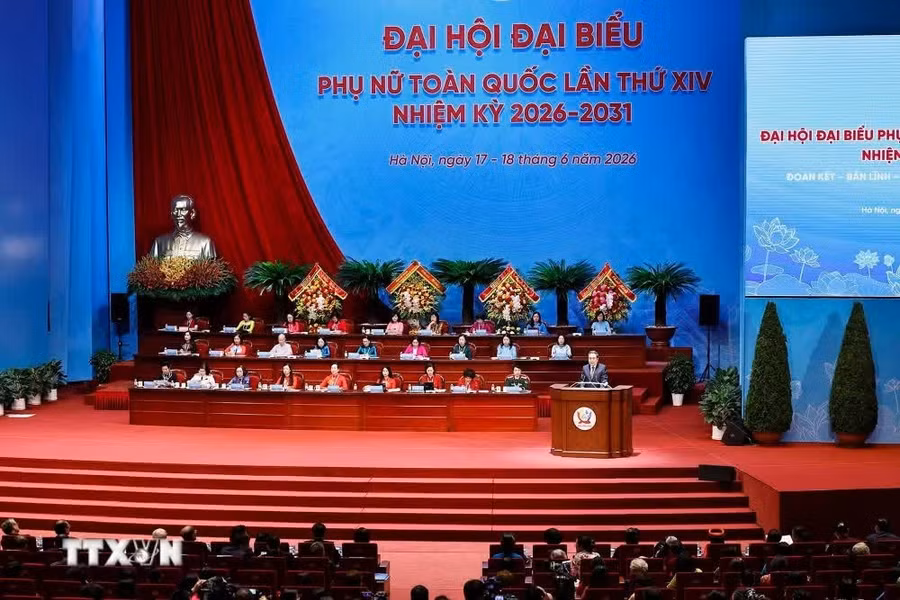 Chủ tịch Quốc hội Trần Thanh Mẫn phát biểu chỉ đạo Đại hội. (Ảnh: Doãn Tấn/TTXVN)