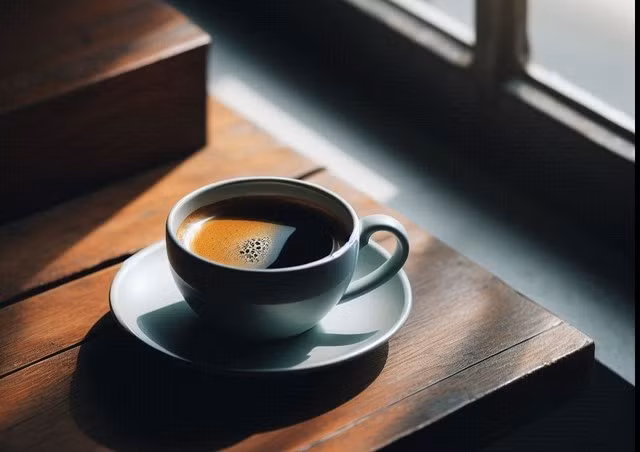 Uống ít nhất 4 tách cà phê mỗi ngày giúp bạn giữ được sức khỏe tốt dù tuổi lớn dần - Minh họa AI: Thu Anh