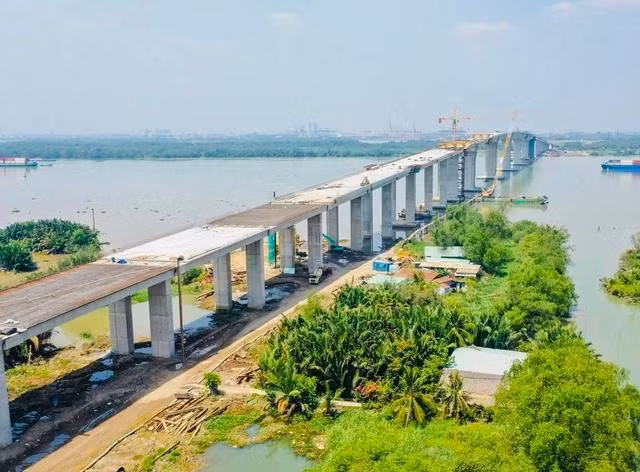 Cầu Nhơn Trạch nối TP.HCM - Đồng Nai sẽ hoàn thành, thông xe dịp 30.4 tới