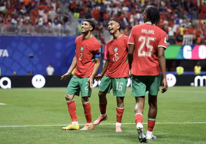 Niềm vui chiến thắng của Morocco