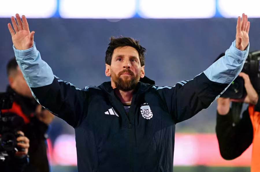 Messi thừa nhận anh cùng đội tuyển Argentina từng trải qua những giây phút rất khó khăn. Dù vậy, bản thân Messi cảm thấy rất hạnh phúc vì những hành trình đã đi qua. Ảnh: REUTERS