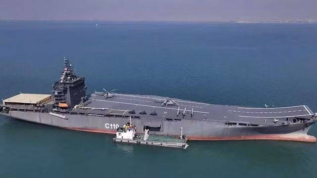 Iran trình làng tàu chở UAV Shahid Beheshti ngày 6.2.2025