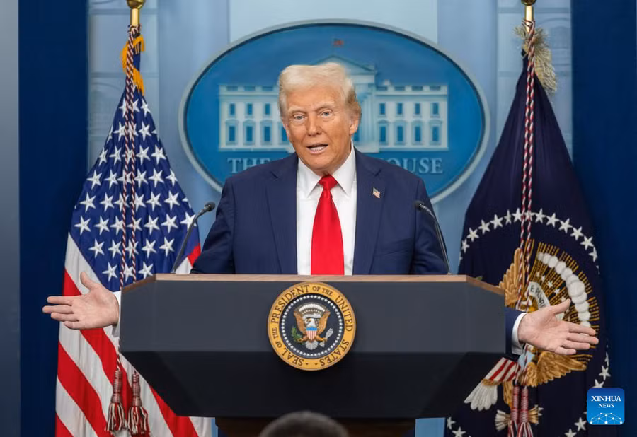 Tổng thống Donald Trump. Ảnh: XINHUA