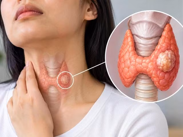 Nhân tuyến giáp khá phổ biến và phần lớn là lành tính. ẢNH MINH HỌA: N.Quý tạo từ ChatGPT