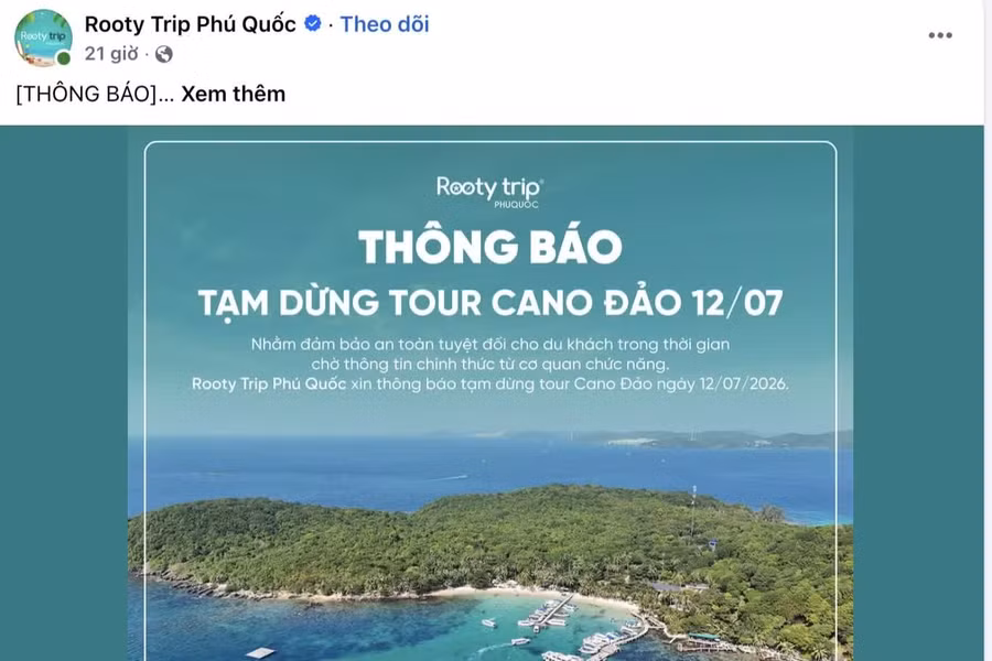 Nhiều doanh nghiệp chủ động dừng khai thác tour ca nô tham quan các đảo quanh Phú Quốc.
