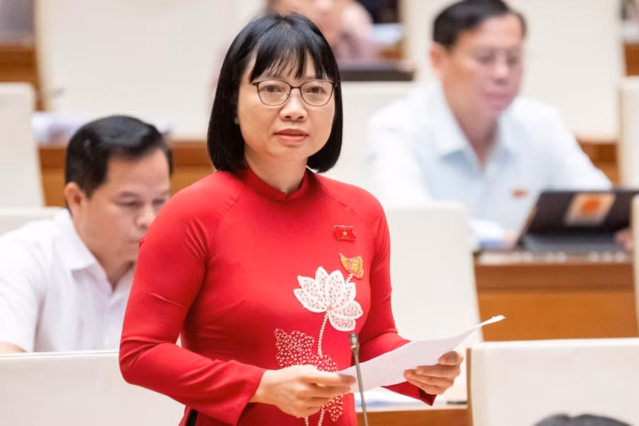Đại biểu Quốc hội Nguyễn Thị Việt Nga (Đoàn Hải Phòng).