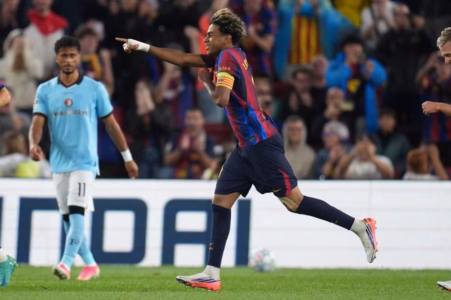 Barca đang thắng như chẻ tre tại La Liga.