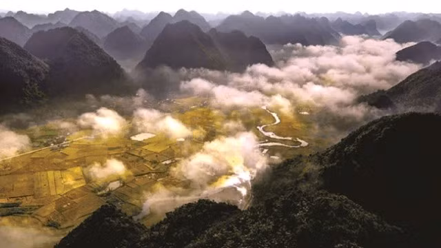 Vẻ đẹp của thung lũng Bắc Sơn, Việt Nam. Ảnh: CỤC MỸ THUẬT, NHIẾP ẢNH VÀ TRIỂN LÃM