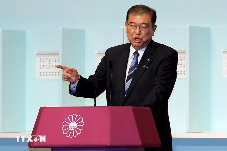 Tân Thủ tướng Nhật Bản Shigeru Ishiba. (Ảnh: THX/TTXVN)