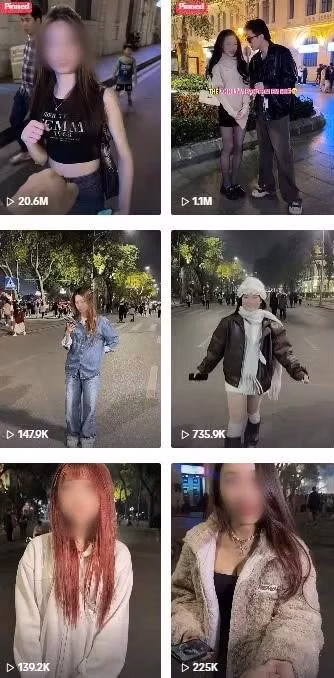 Ngày càng có nhiều TikToker, YouTuber "sáng tạo nội dung" bằng cách phỏng vấn dạo, đưa ra những chủ đề dung tục, phản cảm