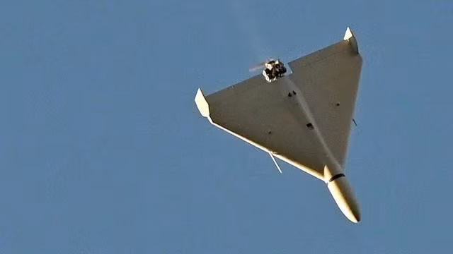 UAV cảm tử của Nga trong một đợt tấn công nhằm vào Kyiv