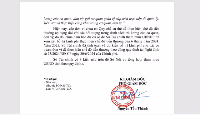 Văn bản trả lời của Sở Tài chính tỉnh Đắk Lắk khiến nhiều giáo viên lo lắng