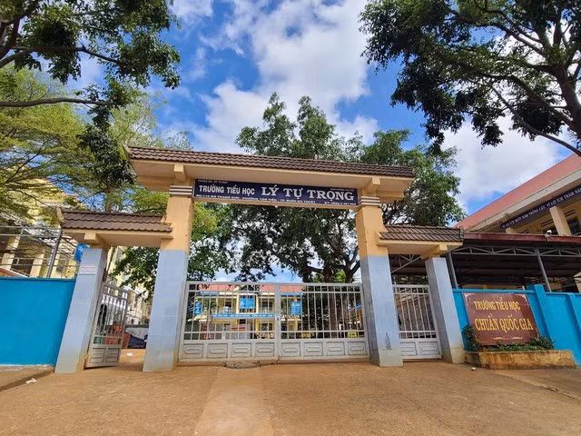 Trường Tiểu học Lý Tự Trọng - nơi xảy ra vụ việc