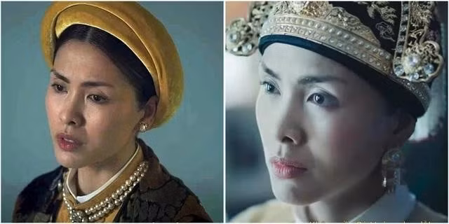 Tạo hình vai diễn Nam Phương Hoàng hậu của Tăng Thanh Hà trong Hoàng hậu cuối cùng. ẢNH: CHỤP MÀN HÌNH TRAILER PHIM HOÀNG HẬU CUỐI CÙNG