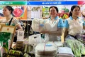 Phiên chợ “Khởi nghiệp và Chuyển đổi số” trưng bày nhiều sản phẩm đặc trưng.