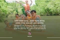 Du khách đắm mình trong cảnh sắc thiên nhiên tươi đẹp tại Cồn Chim. 
