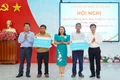 Phường Hoài Nhơn Đông ra mắt mô hình “Phường, tổ dân phố kiểu mẫu - 100% bao phủ BHYT”.