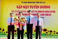 UBND tỉnh Gia Lai gặp mặt tuyên dương, thưởng 100 triệu đồng cho em Lê Kiến Thành