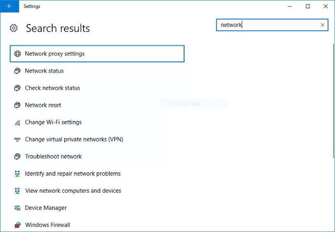 Người dùng có thể tìm kiếm kết quả Control Panel từ ứng dụng Settings. Người dùng có thể tìm kiếm kết quả Control Panel từ ứng dụng Settings.