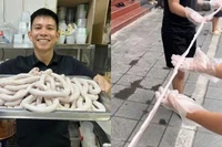TikToker 'Thế Lòng Se Điếu' quảng cáo đoạn lòng lợn dài 40m là ai?