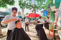 “Cắt tóc thiện nguyện 0 đồng”: Lan tỏa yêu thương