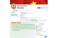 Cảnh báo xuất hiện trang Bệnh viện Nhi đồng 2 giả mạo có tích xanh, kêu gọi từ thiện