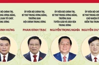 Lãnh đạo các Ban Đảng Trung ương khóa XIII sau khi tinh gọn