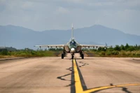 Máy bay quân sự rơi ở Bình Định