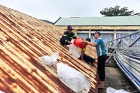 Trước giờ cơn bão số 13 (Kalmaegi) đổ bộ, mạng xã hội lan tỏa nhiều kinh nghiệm, biện pháp chống bão thiết thực của dân miền biển. 