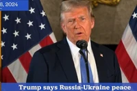 Ông Donald Trump họp báo bất ngờ, nói về xung đột Nga - Ukraine