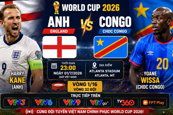 Dự đoán Anh vs CHDC Congo: Kane, Bellingham trước thử thách lạ