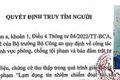  Truy tìm Lê Văn Toản liên quan đến vụ lạm dụng tín nhiệm chiếm đoạt tài sản 