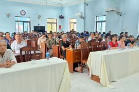 Hội nghị tiếp xúc cử tri để người ứng cử đại biểu HĐND tỉnh Gia Lai khóa XIII nhiệm kỳ 2026-2031 thực hiện quyền vận động bầu cử, do Ủy ban MTTQ Việt Nam phường Quy Nhơn Bắc tổ chức vào ngày 6-3.