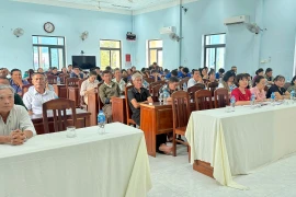 Hội nghị tiếp xúc cử tri để người ứng cử đại biểu HĐND tỉnh Gia Lai khóa XIII nhiệm kỳ 2026-2031 thực hiện quyền vận động bầu cử, do Ủy ban MTTQ Việt Nam phường Quy Nhơn Bắc tổ chức vào ngày 6-3.