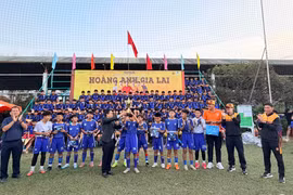 Đội Anh Phúc Đồng Nai giành chức vô địch tại Festival tuyển sinh Chiến binh tương lai năm 2026 do Học viện LPBank Hoàng Anh Gia Lai tổ chức tại Gia Lai ngày 18-1.