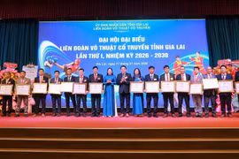 Đại hội đại biểu Liên đoàn Võ thuật cổ truyền tỉnh Gia Lai lần thứ I (nhiệm kỳ 2026-2030) được tổ chức tại Trung tâm Hội nghị tỉnh vào ngày 17-1.