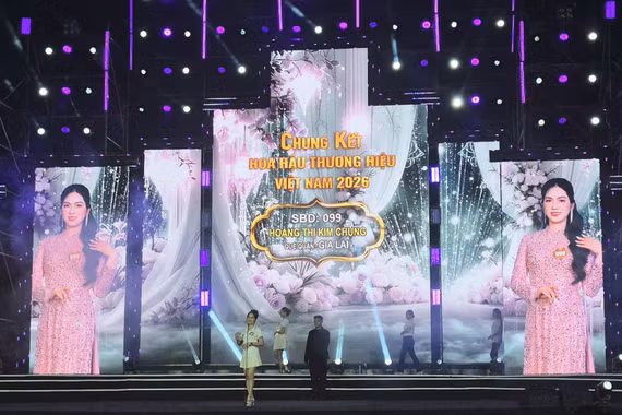 Tổng duyệt chương trình chung kết Hoa hậu Thương hiệu Việt Nam 2026