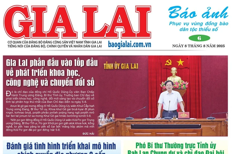 Báo Ảnh Gia Lai ngày 8-8-2025